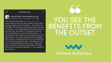 YOU SEE THE BENEFITS FROM THE OUTSET