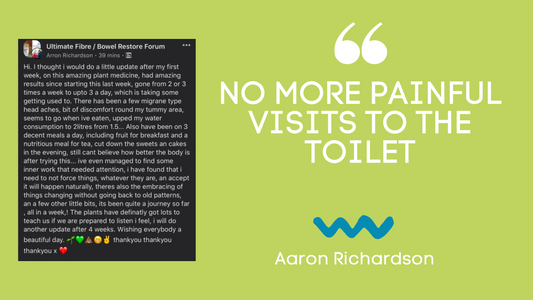 NO MORE PAINFUL VISITS TO THE TOILET