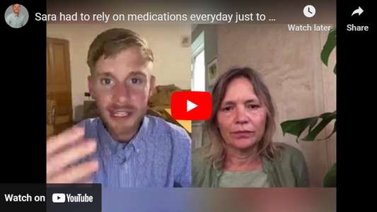 Sara had to rely on medications everyday just to get her bowels to move, she feels that the trauma
