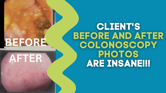 CLIENT'S BEFORE AND AFTER COLONOSCOPY PHOTOS ARE INSANE!!!