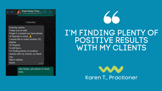 I'M FINDING PLENTY OF POSITIVE RESULTS WITH MY CLIENTS