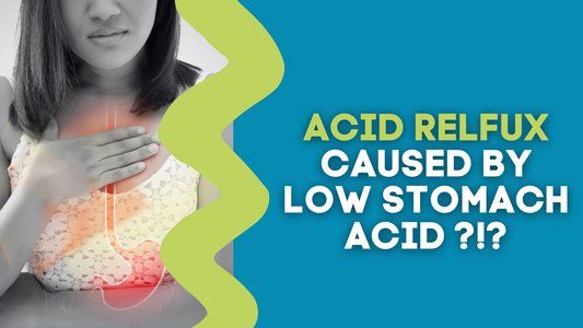 ACID RELFUX CAUSED BY LOW STOMACH ACID?!?