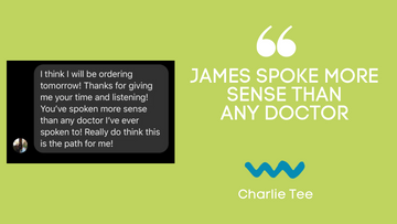 JAMES SPOKE MORE SENSE THAN ANY DOCTOR