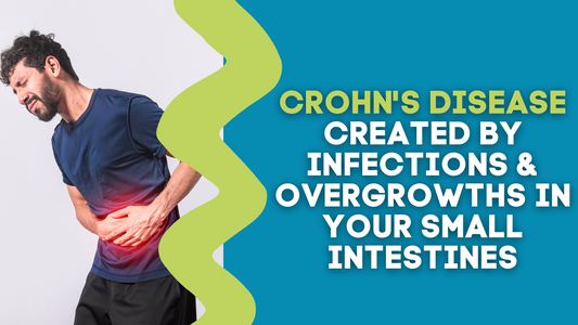 CROHN'S DISEASE CREATED BY INFECTIONS & OVERGROWTHS IN YOUR SMALL INTESTINES