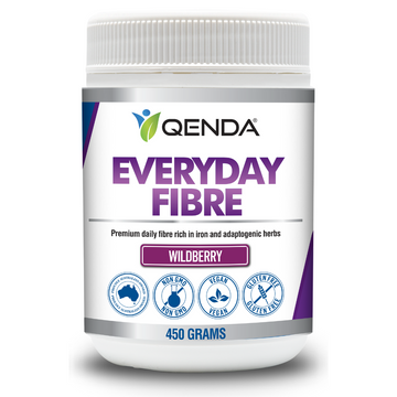 Qenda Everyday Fibre Wildberry 450g (30 x 15g servings)